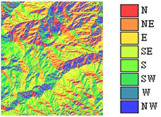 地勢分析|3D分析處理 > 地表分析 > 坡度 > 坡度說明